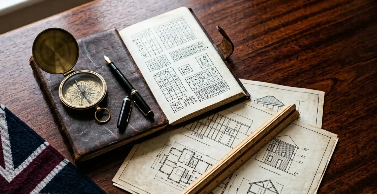 Professional investor analyzing commercial property performance metrics in modern UK office setting