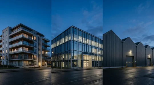 Strategic diversification across residential, commercial, and industrial property investment sectors