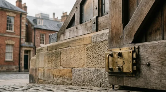 Professional financial planning scene showing stability and long-term property investment protection