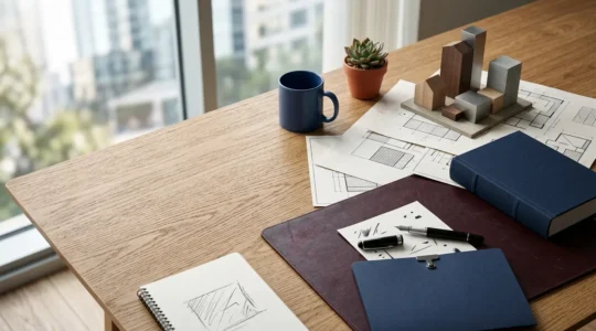 Strategic property ownership planning through corporate structure showing tax efficiency concept