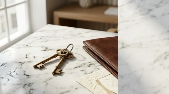 Professional escrow service protecting cross-border property deal funds with secure documentation and verified transaction