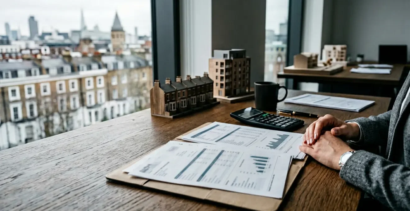 Financial planning concept for property portfolio equity assessment in the United Kingdom