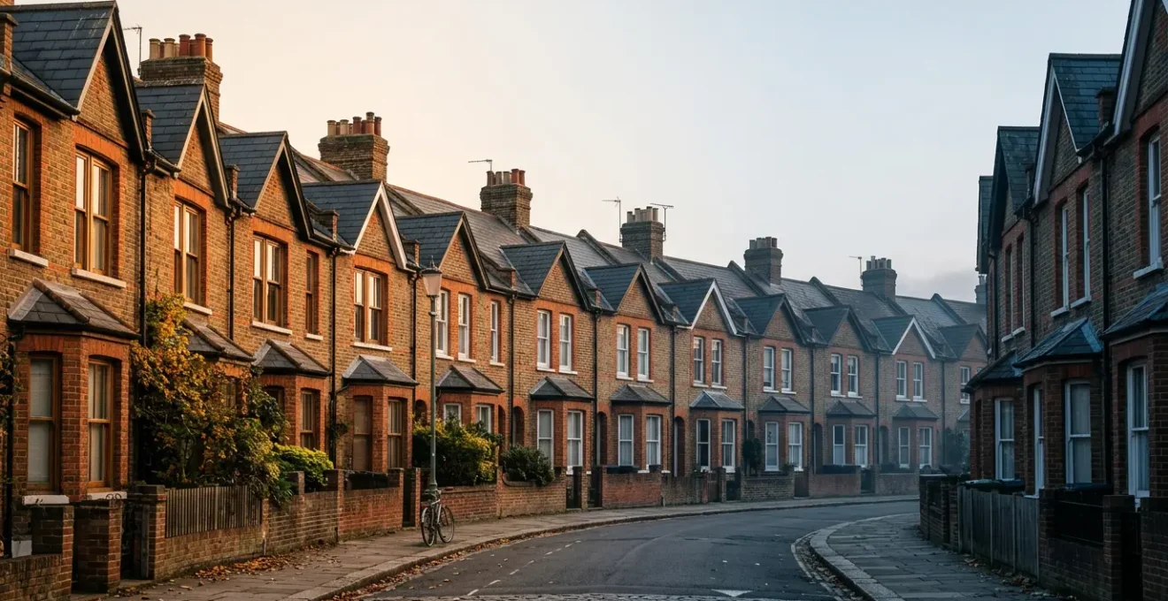 Conceptual view of property market cycles with abstract housing and economic indicators