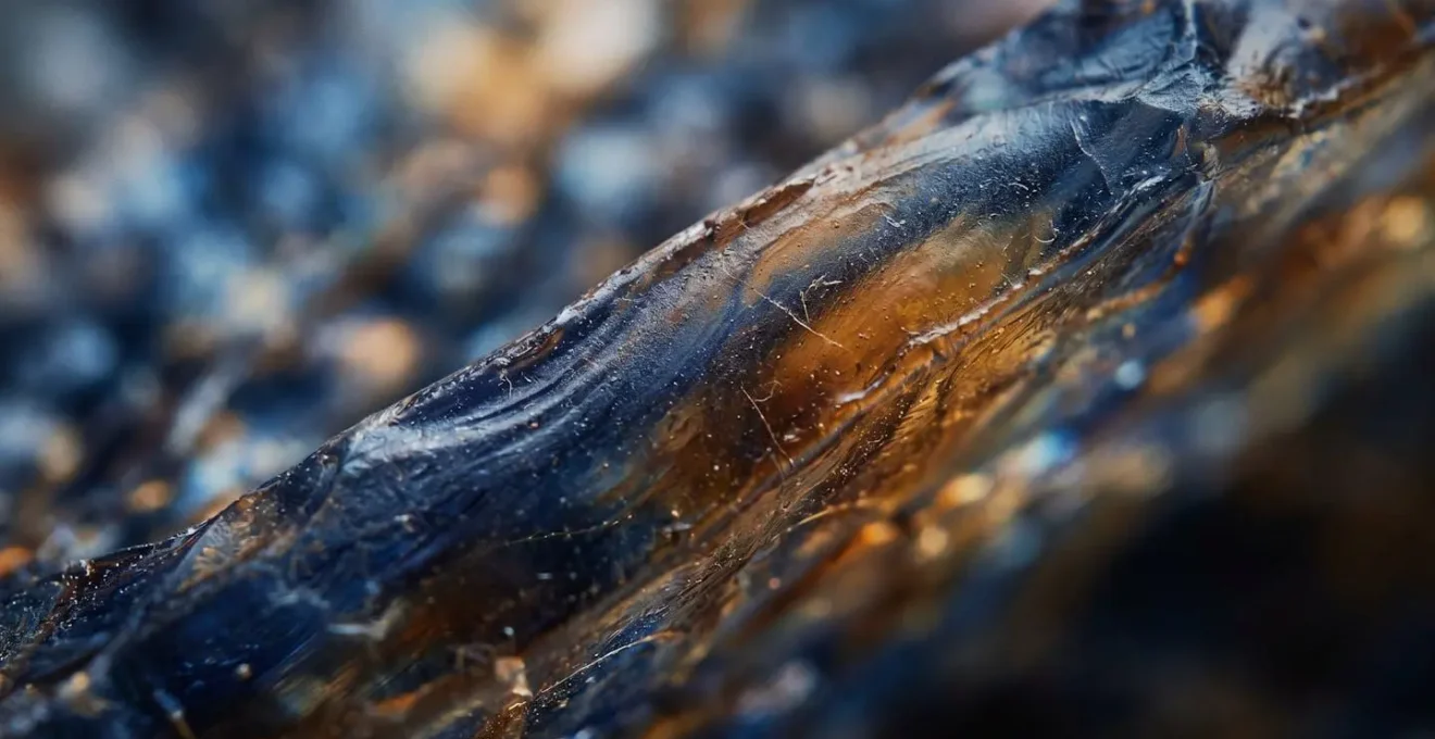 Close-up macro photograph revealing intricate financial data patterns and economic indicator relationships