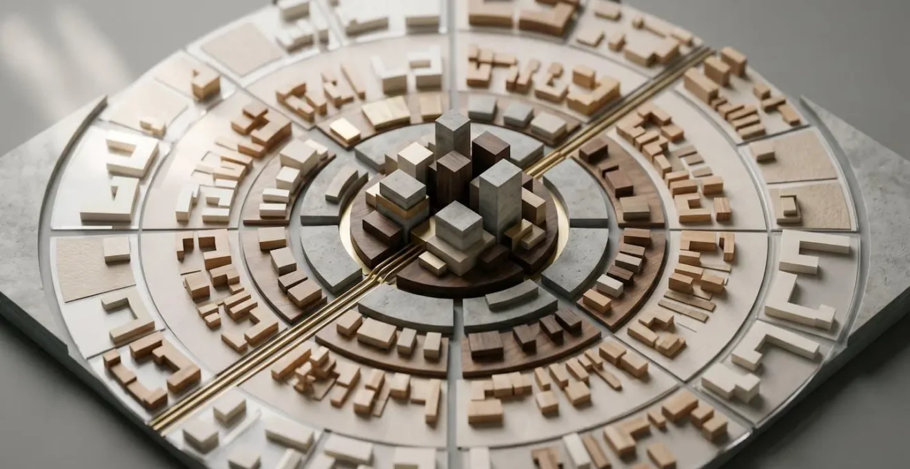 Symbolic representation of infrastructure impact on property values with distance gradients